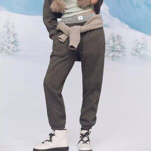 Daily Practice by Anthropologie Sparkle Joggers In Dark Grey